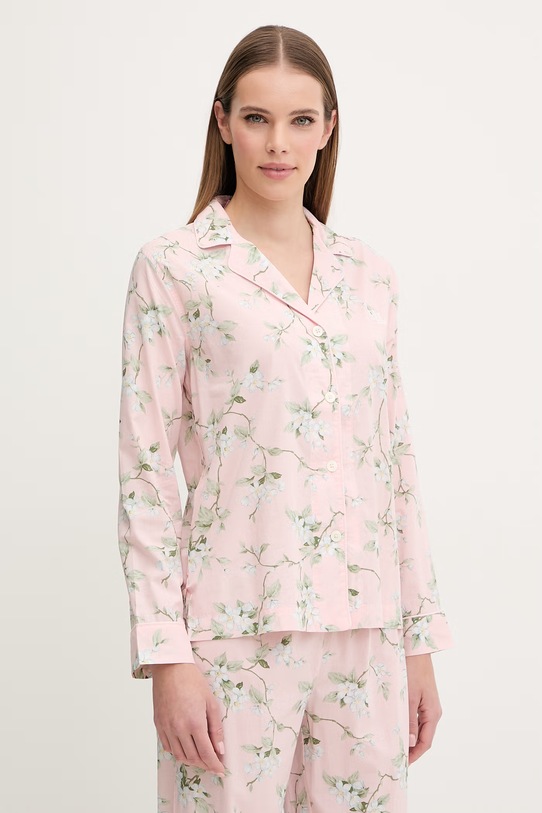 Pyžamo Lauren Ralph Lauren ILN92493 ružová SS26