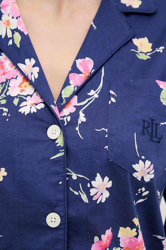 Pyžamo Lauren Ralph Lauren ILN92499 tmavomodrá