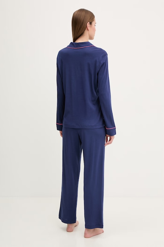 Pyžamo Lauren Ralph Lauren ILN92504 tmavomodrá SS26