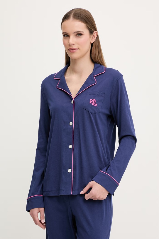 Oblečenie Pyžamo Lauren Ralph Lauren ILN92504 tmavomodrá