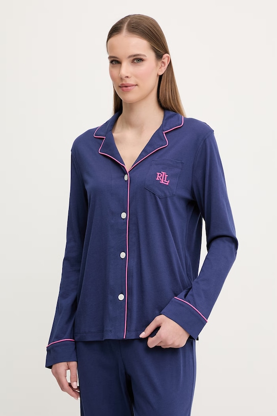 Oblečenie Pyžamo Lauren Ralph Lauren ILN92504 tmavomodrá