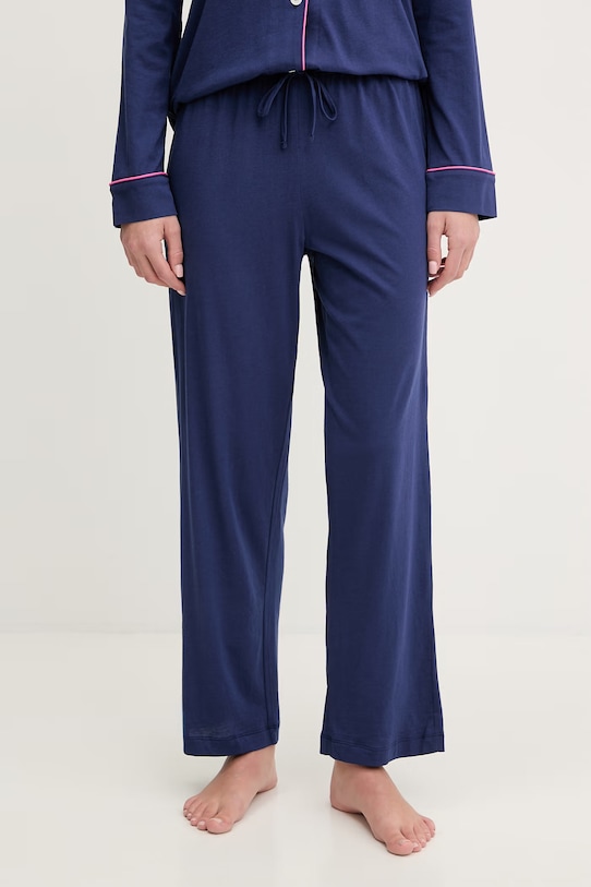 Pyžamo Lauren Ralph Lauren tmavomodrá ILN92504