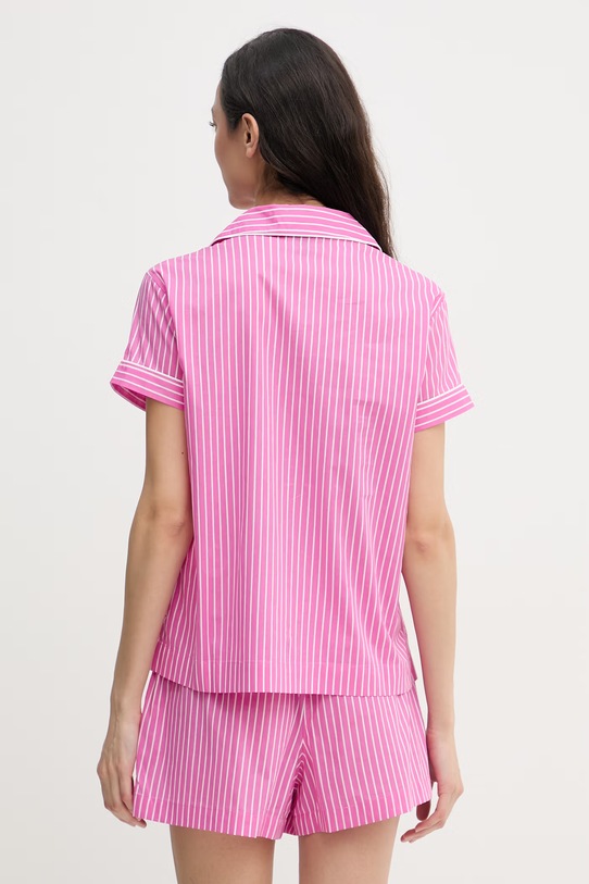Lauren Ralph Lauren dvojdielne pyžamo dámske s bavlnou ILN12506 ružová SS26
