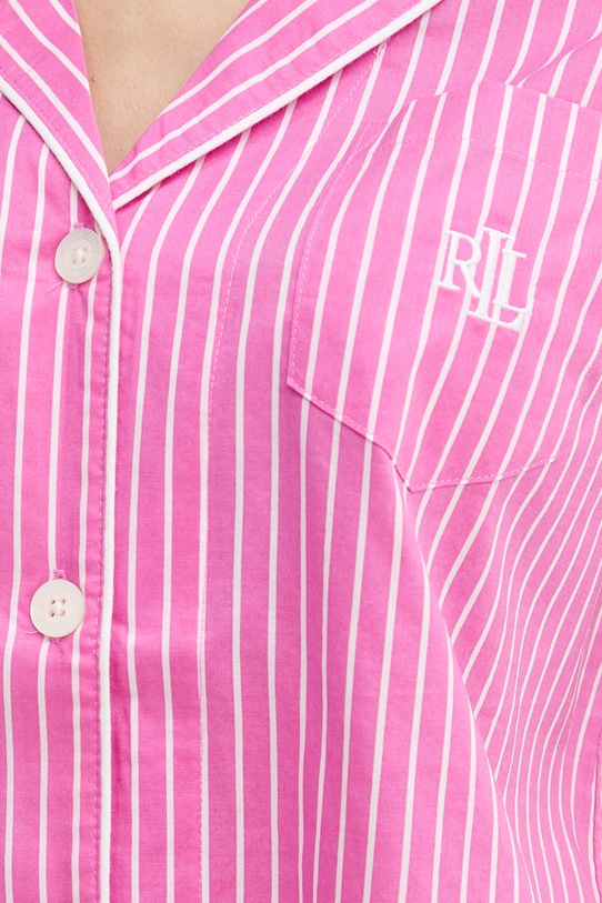 Lauren Ralph Lauren dvojdielne pyžamo dámske s bavlnou ILN12506 ružová