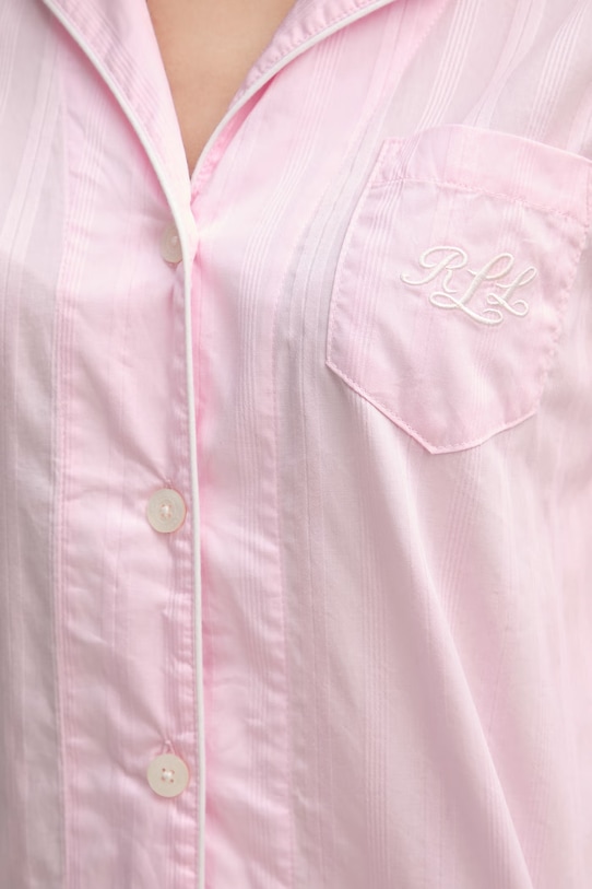 Lauren Ralph Lauren πιζάμες δύο τεμαχίων γυναικείες βαμβακερές ILN12507