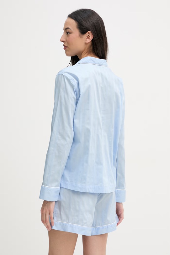 Lauren Ralph Lauren dvojdielne pyžamo dámske bavlnené ILN12507 modrá SS26