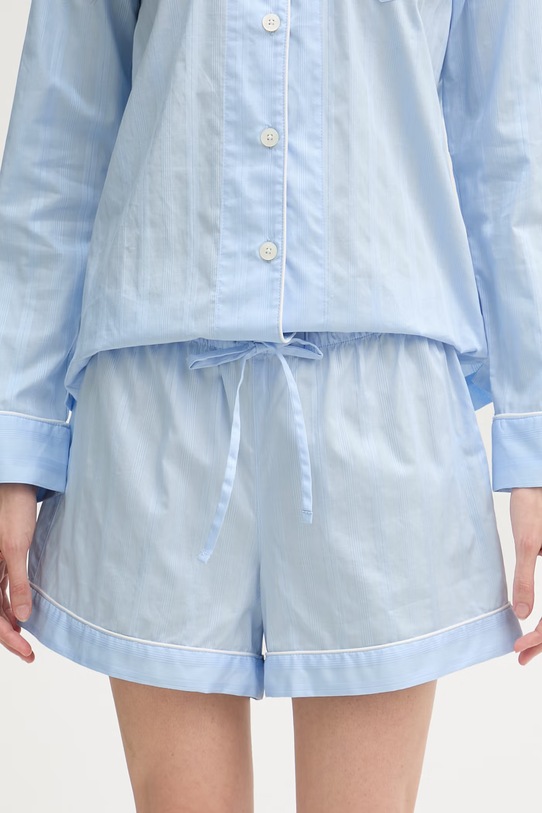 Oblečenie Lauren Ralph Lauren dvojdielne pyžamo dámske bavlnené ILN12507 modrá