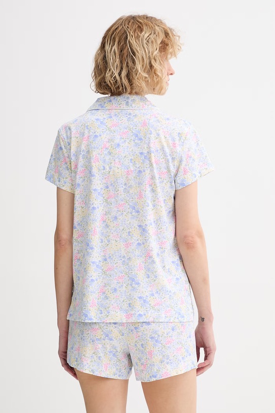 Oblečení Lauren Ralph Lauren dvoudílné pyžamo dámské s viskózou ILN12515 fialová