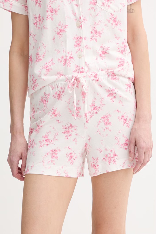 Lauren Ralph Lauren dvojdielne pyžamo dámske s viskózou ILN12519 biela SS26