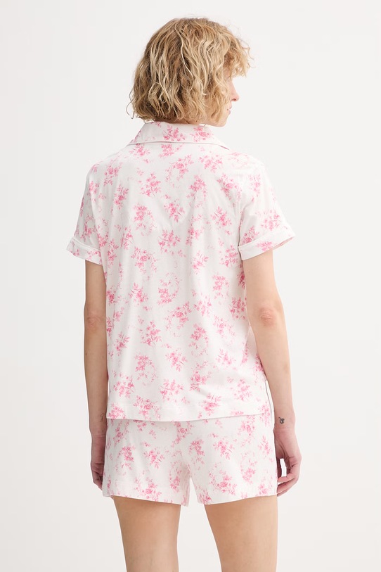 Oblečenie Lauren Ralph Lauren dvojdielne pyžamo dámske s viskózou ILN12519 biela