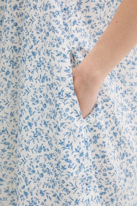 Lauren Ralph Lauren нощница дамска с вискоза ILN22516 син