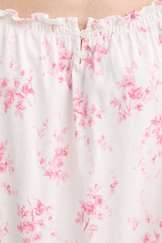 Lauren Ralph Lauren koszula nocna damska z wiskozy biały ILN22519