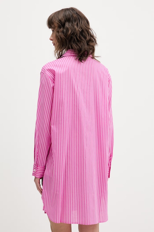 Oblečení Lauren Ralph Lauren noční košile dámská s viskózou ILN32506 růžová