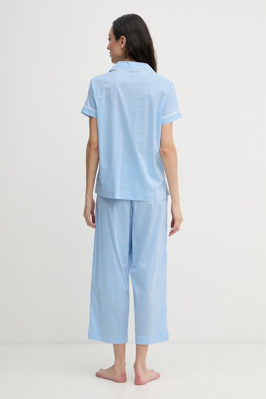 Lauren Ralph Lauren Πιτζάμες δύο τεμαχίων Γυναικεία με βαμβάκι ILN72506 μπλε SS26