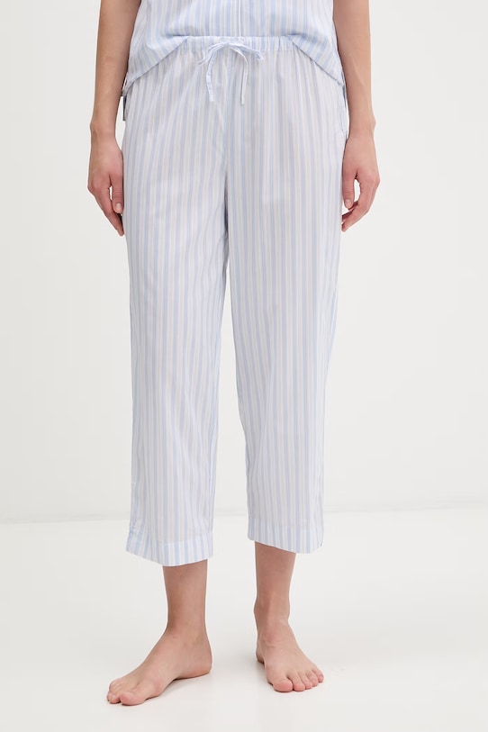 Oblečení Lauren Ralph Lauren dvoudílné pyžamo dámské s bavlnou ILN72512 modrá