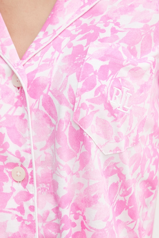 Lauren Ralph Lauren dvojdielne pyžamo dámske s bavlnou ILN92509 ružová