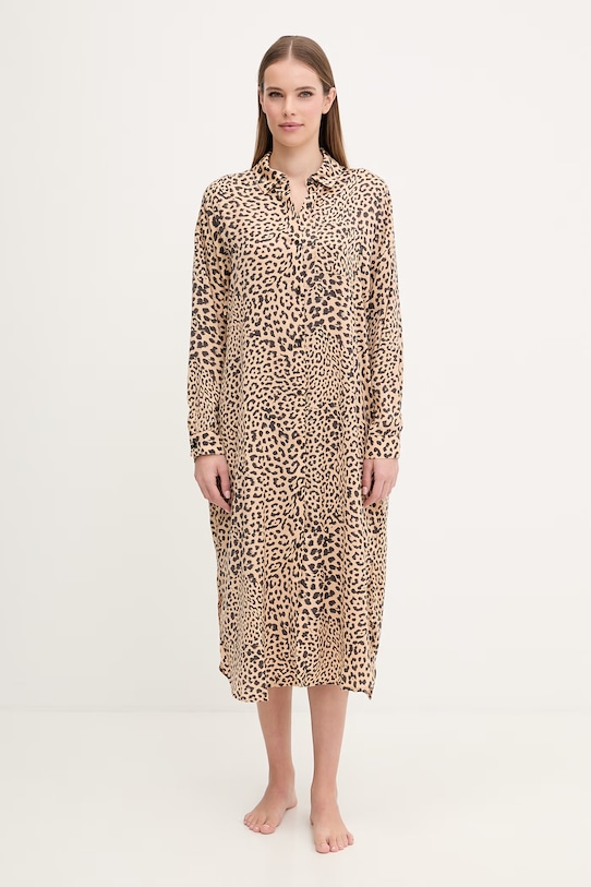 Noční košilka Dkny látka béžová YI00099