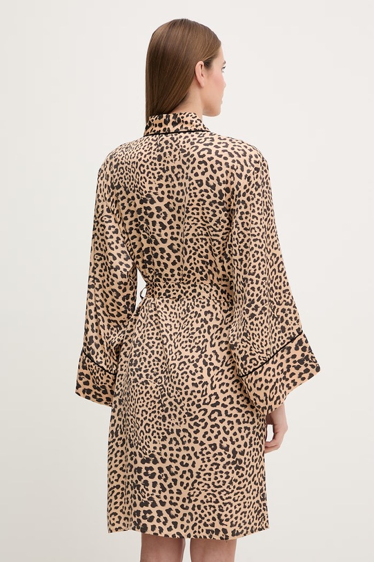 Dkny szlafrok YI10099 beżowy SS26