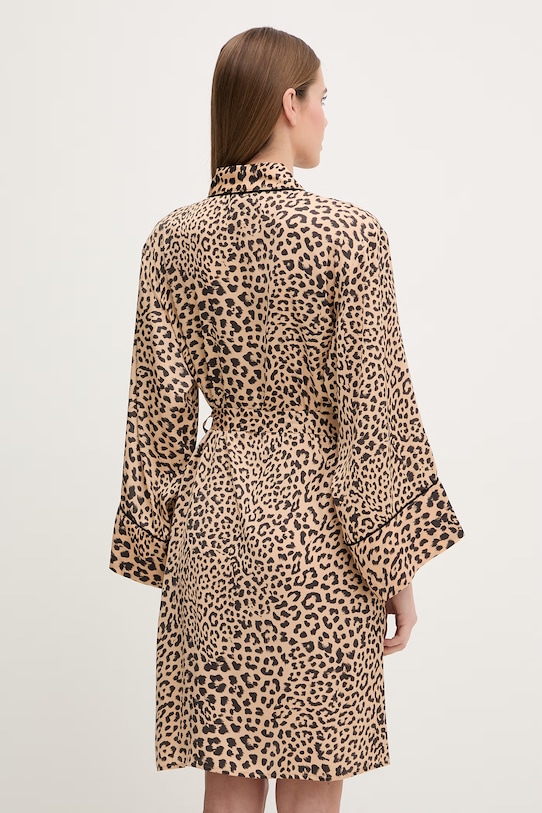 Dkny szlafrok YI10099 beżowy SS26