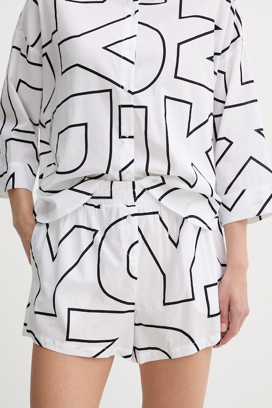 Odzież DKNY piżama damska z wiskozy YI50100 biały