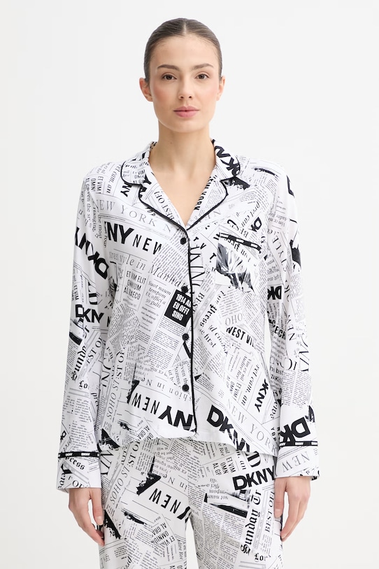DKNY piżama damska YI80095 biały SS26