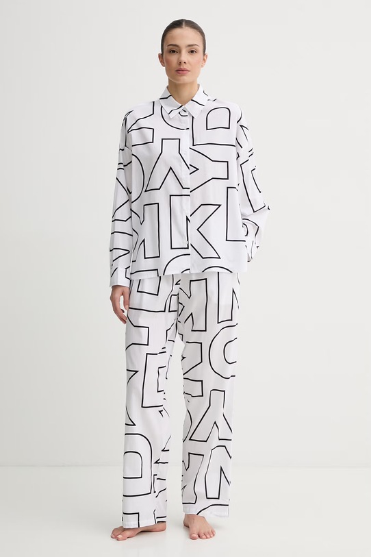 Dkny piżama tkanina biały YI90100