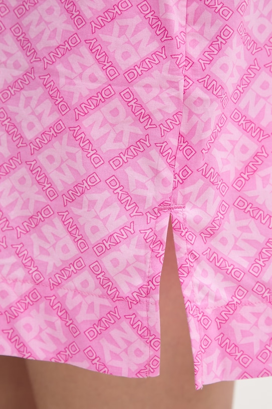 DKNY koszula nocna damska z wiskozą YI00108 różowy