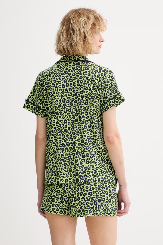 Oblečení DKNY dvoudílné pyžamo dámské s viskózou YI50112 zelená