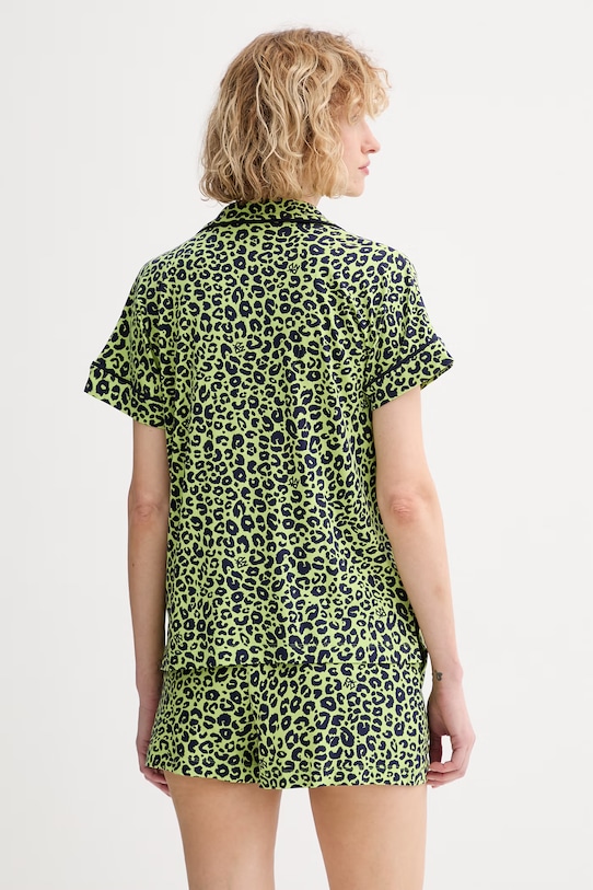 Oblečení DKNY dvoudílné pyžamo dámské s viskózou YI50112 zelená