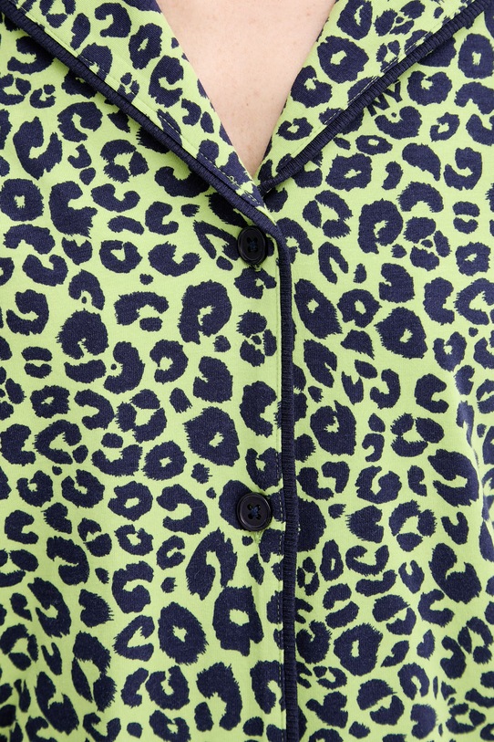 DKNY dvoudílné pyžamo dámské s viskózou YI50112 zelená