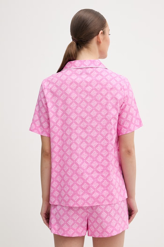 DKNY piżama damska z bawełny YI80108 różowy SS26