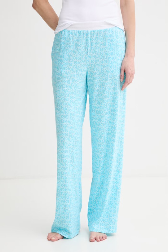 DKNY пижама от две части дамска с вискоза YI90112 тюркоазен SS26