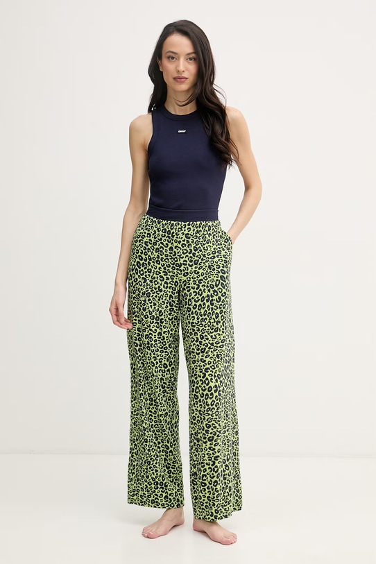 DKNY piżama dwuczęściowa damska z wiskozą granatowy YI90112