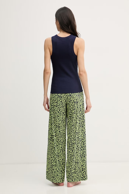 Odzież DKNY piżama dwuczęściowa damska z wiskozą YI90112 granatowy