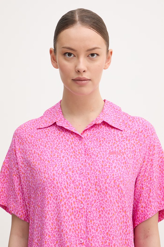 DKNY piżama dwuczęściowa damska z wiskozy różowy YI90113