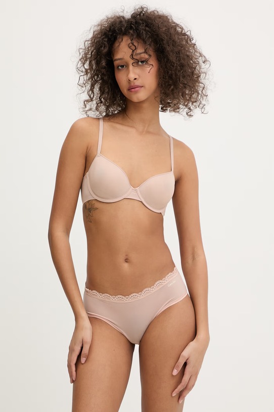 Calvin Klein Underwear biustonosz LV00QF8312 beżowy SS26