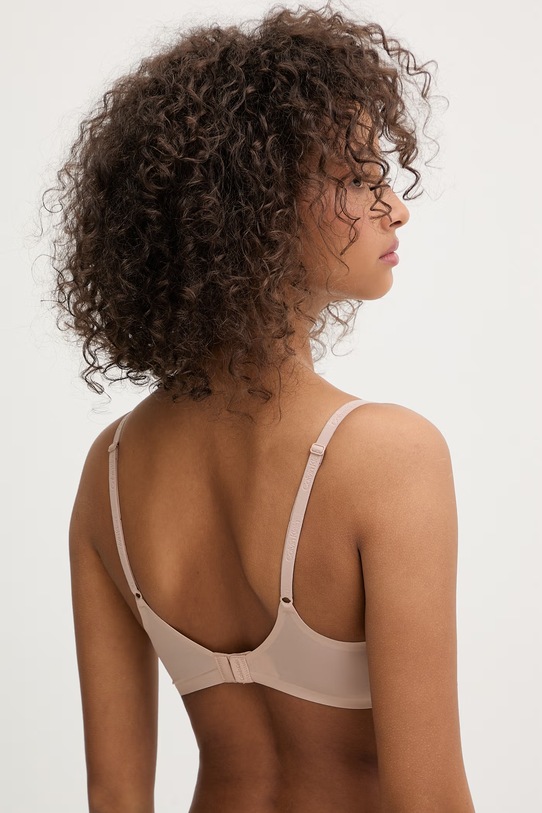 Odzież Calvin Klein Underwear biustonosz LV00QF8315 beżowy