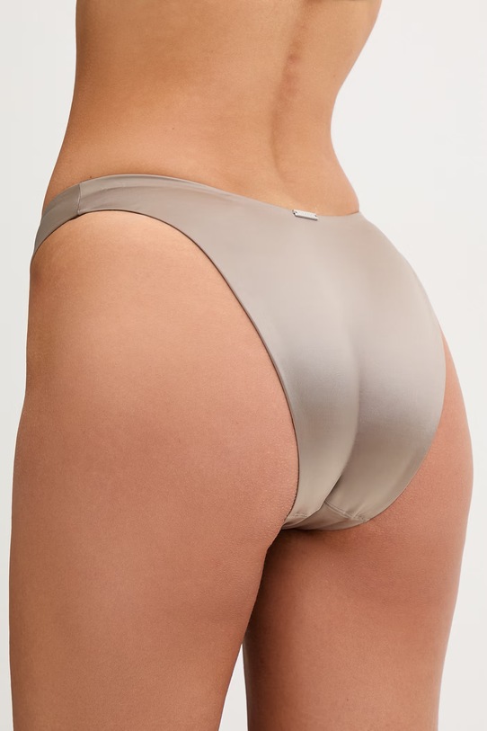 Oblečenie Calvin Klein brazílske plavkové nohavičky dámske LV00Q61116 béžová