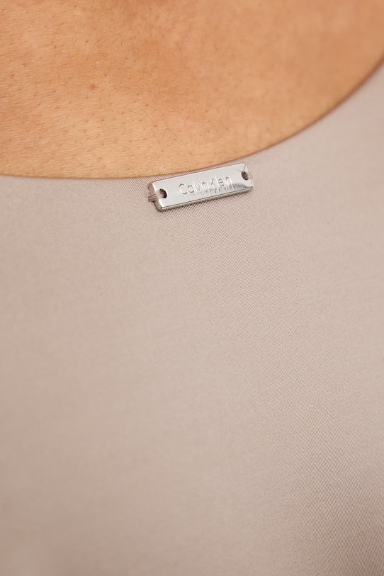 Calvin Klein brazílske plavkové nohavičky dámske béžová LV00Q61116