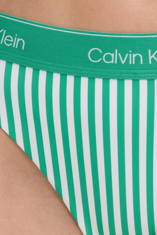 Calvin Klein Brazilske kopalne hlačke ženske zelena LV00Q61131
