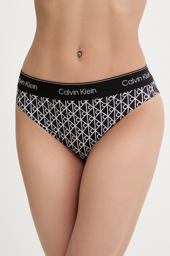 Calvin Klein Plavkové nohavičky dámske čierna LV00Q61132