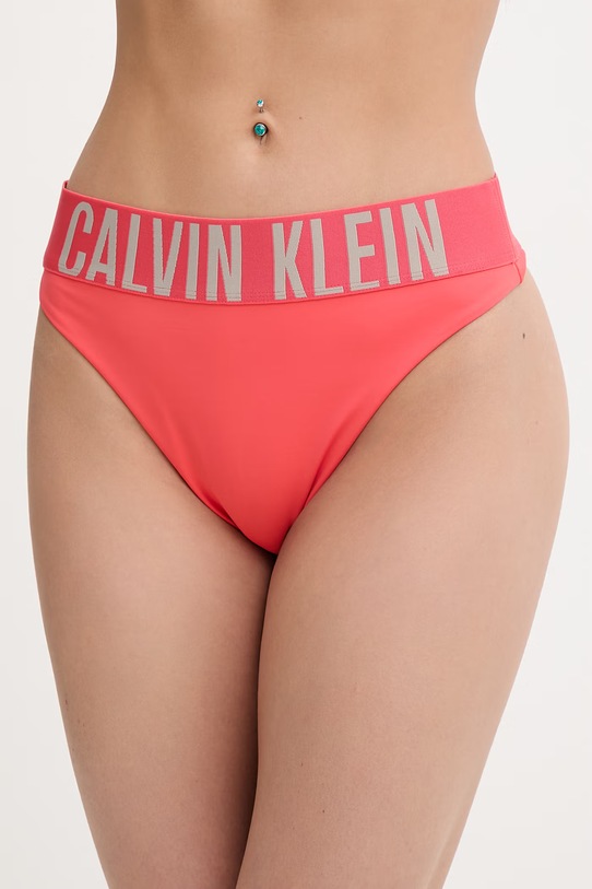 Calvin Klein figi kąpielowe damskie czerwony LV00Q61189