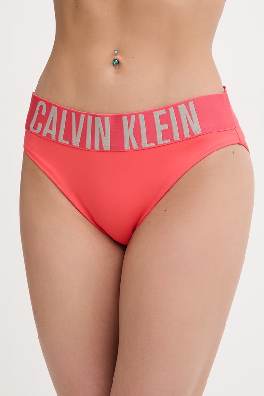 Calvin Klein figi kąpielowe damskie czerwony LV00Q61190