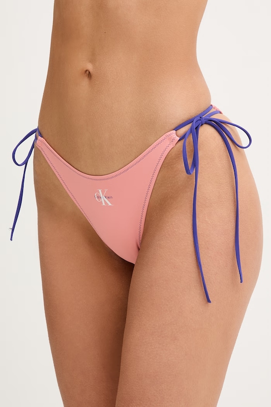 Calvin Klein chiloți de baie pentru femei portocaliu LV00Q61215