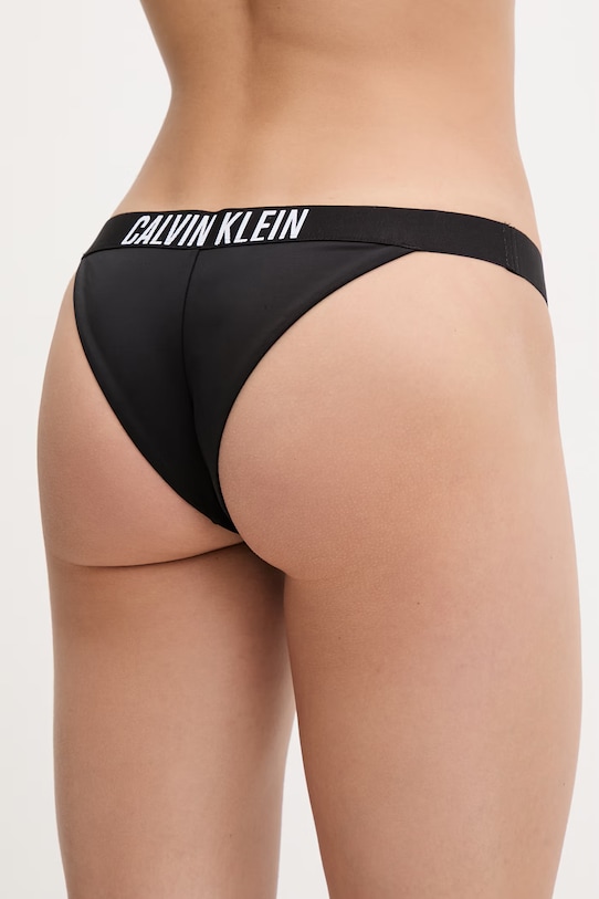Ρούχα Calvin Klein σλιπ μπικίνι Γυναικεία LV00Q61218 μαύρο