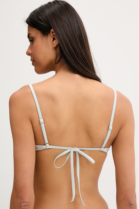 Îmbrăcăminte Calvin Klein Sutien de baie pentru femei LV00Q61113 turcoaz