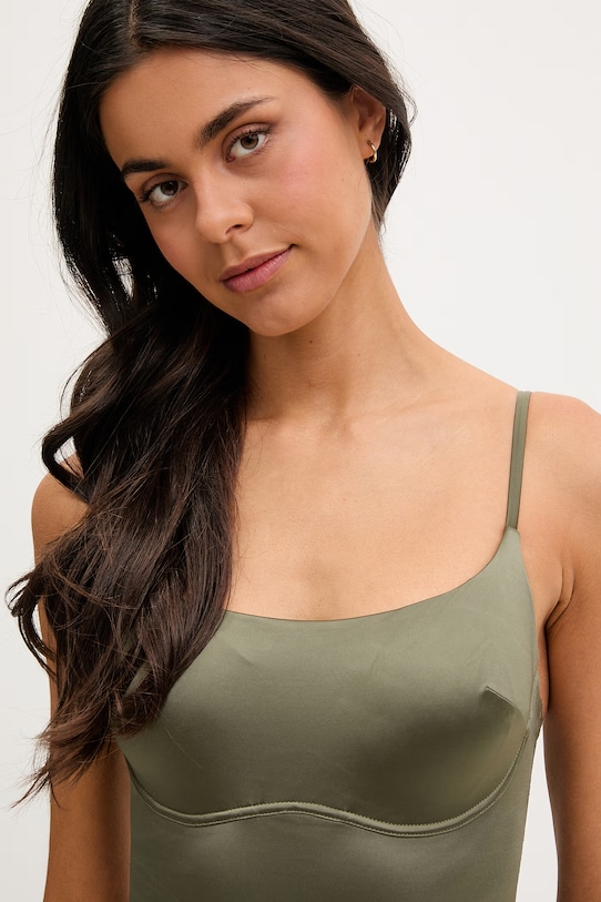 Calvin Klein enodelne kopalke ženske zelena LV00Q61120