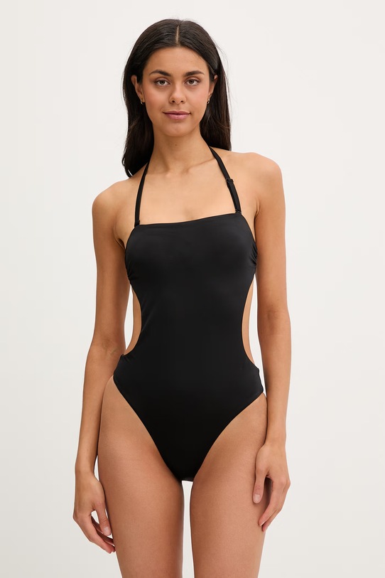 Calvin Klein enodelne kopalke ženske črna LV00Q61200