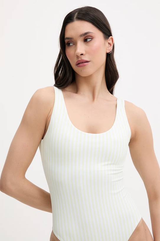 Oblečenie Calvin Klein jednodielne plavky dámske LV00Q61205 zelená