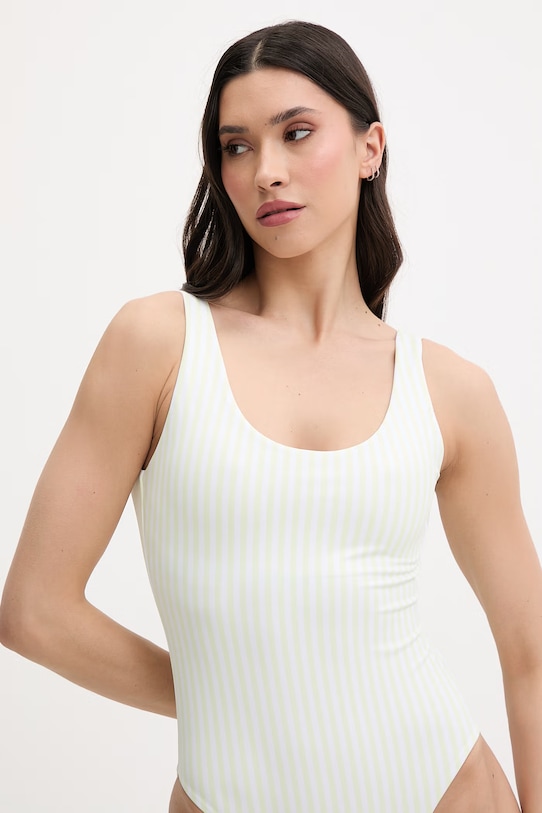 Oblečenie Calvin Klein jednodielne plavky dámske LV00Q61205 zelená